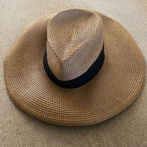 Eric Javits Daphne Fedora Hat Natural Black - Picture 6 of 11